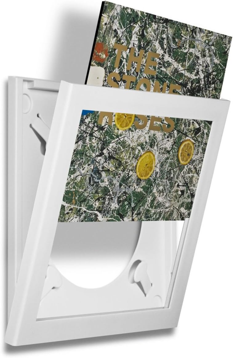 Art Vinyl Play & Display Record Frame (White)