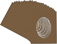 Vista 36 de CountryArtHouse Marco ovalado verde cazador de 5 x 7 pulgadas, sin ácidos, con núcleo blanco, corte biselado para fotos de 4 x 6, se adapta a marcos