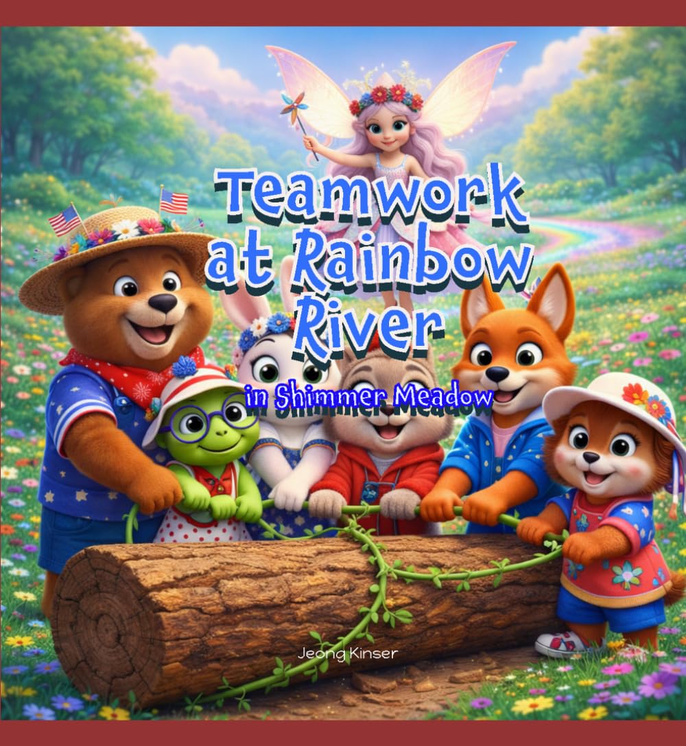 Teamwork at Rainbow River in Shimmer Meadow: Shimmer Meadow Friends Story about Teamwork (Social Emotional Learning with Shimmer Meadow Friends)