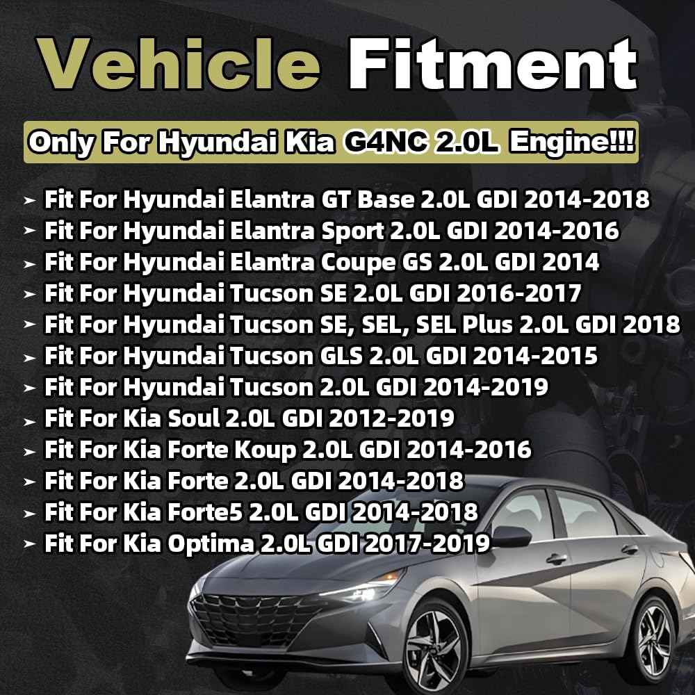 G4NC 2.0 Crankshaft with Connecting Rods & Bearing Set Fit for Hyundai Tucson Elantra For Kia Soul Forte Optima Forte5 2.0L 2012-2019 Replace#6D026-2EU00 231102E201