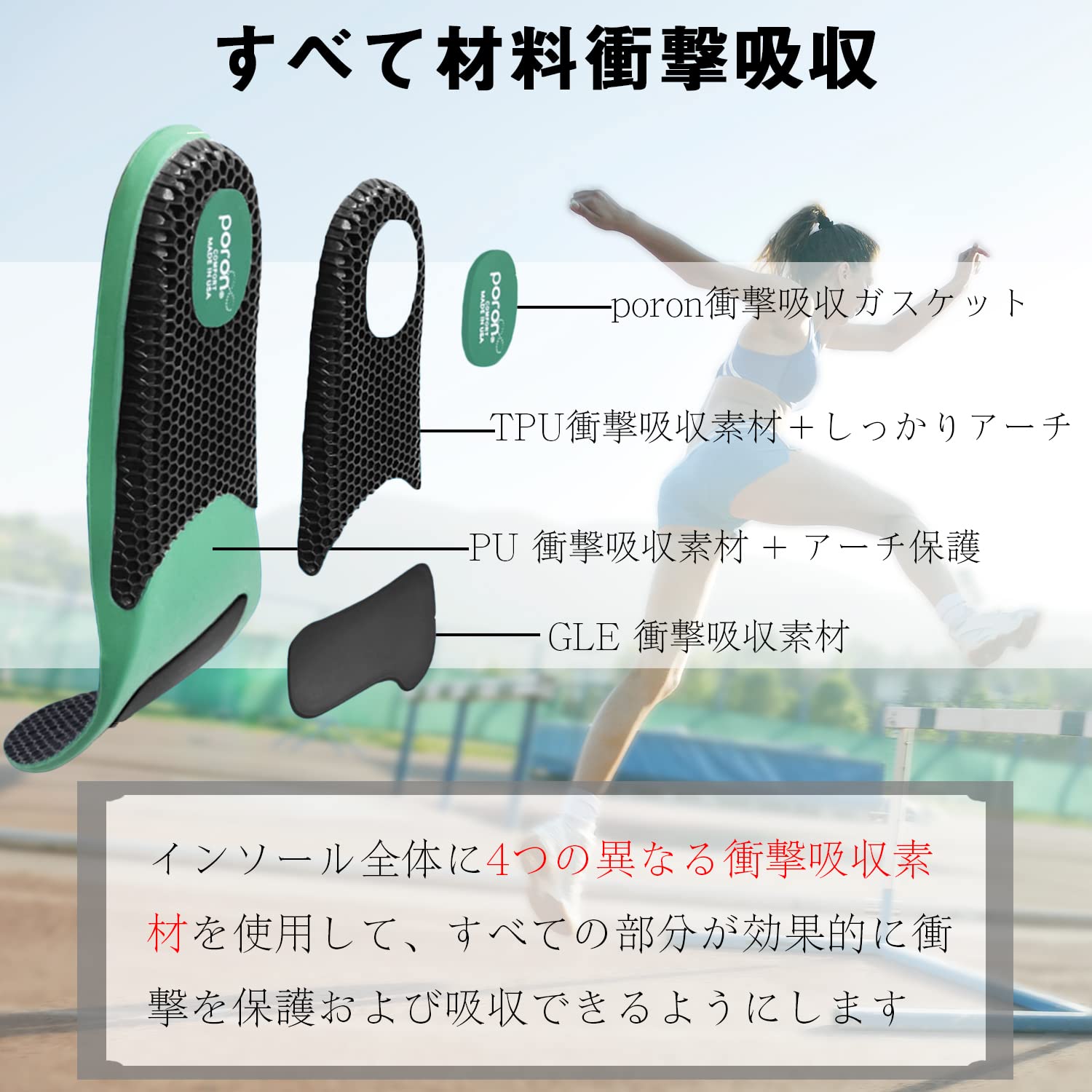 kozzim スポーツインソール 衝撃吸収 立ち仕事 中敷き 超軽量 柔らかい Amazon.co.jp: kozzim スポーツインソール 衝撃吸収 立ち仕事 中敷き