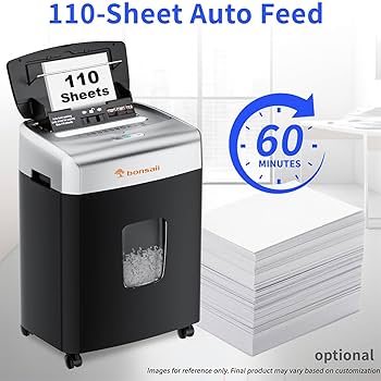 Docobuy Dedicated Purchaseページ Bonsaii 6-Sheet Micro-Cut Shredder, Document & Credit Card