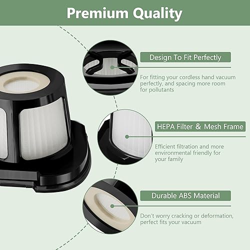 Miniatura 4 de Improvedhand Reemplazo del filtro de vacío 2390A 2284W para filtro de borrador de pelo de mascotas Bi-ssell 2390, 2389, 2284W Comparar con las