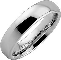 Vista 11 de Anillo de boda clásico de carburo de tungsteno de 0.079 in a 0.394 in