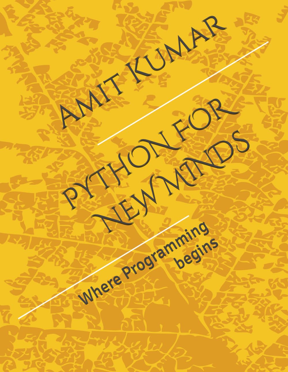 PYTHON FOR NEW MINDS: Where Programming begins