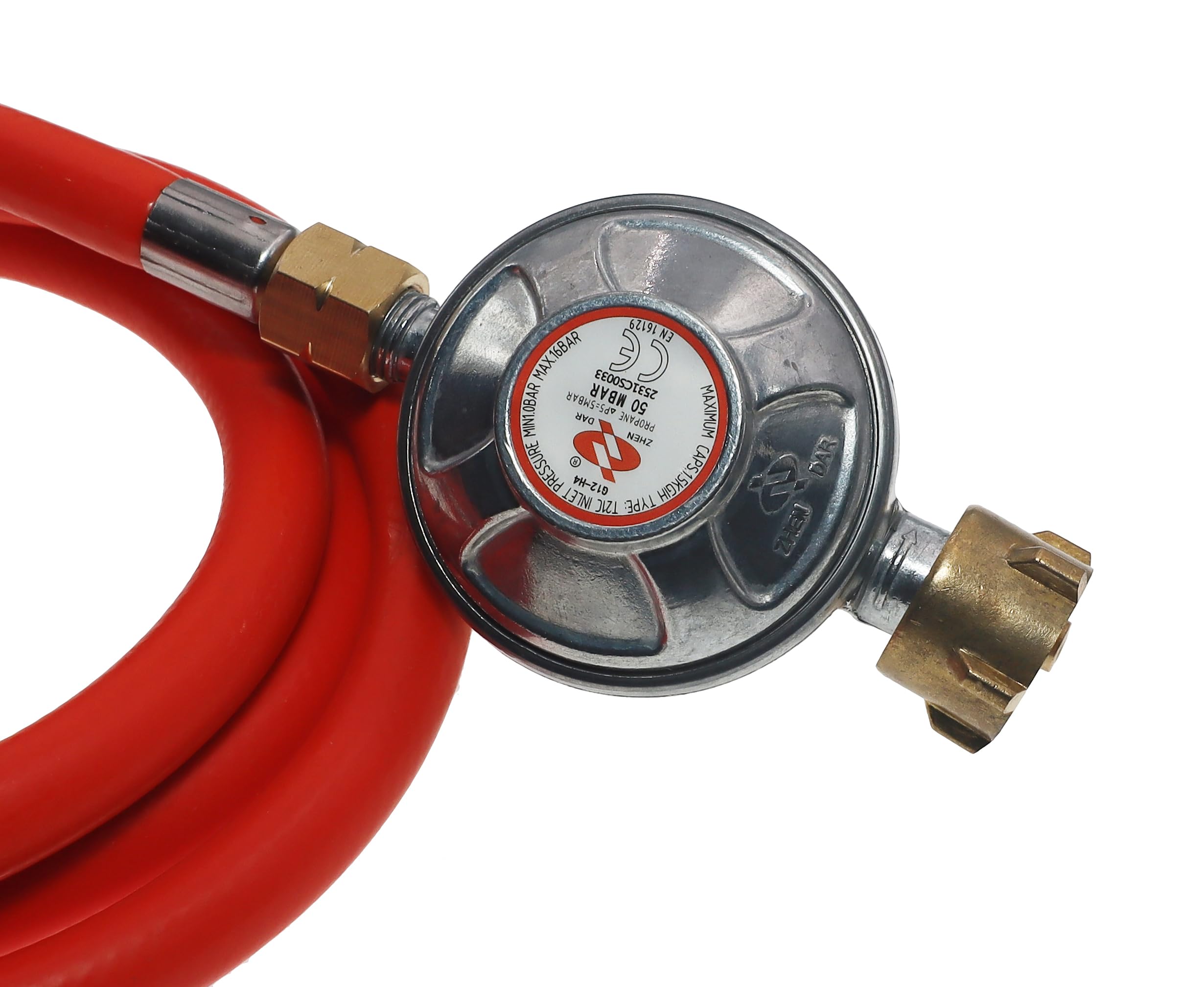 Meter Star Zestaw wymiennych nagrzewnic gazowych, w tym zawór redukcyjny ciśnienia i wąż 1,5 m, skrzynka sterująca ogrzewaniem na gaz propan, wlot powietrza, regulator ogrzewania zewnętrznego 10 mm,