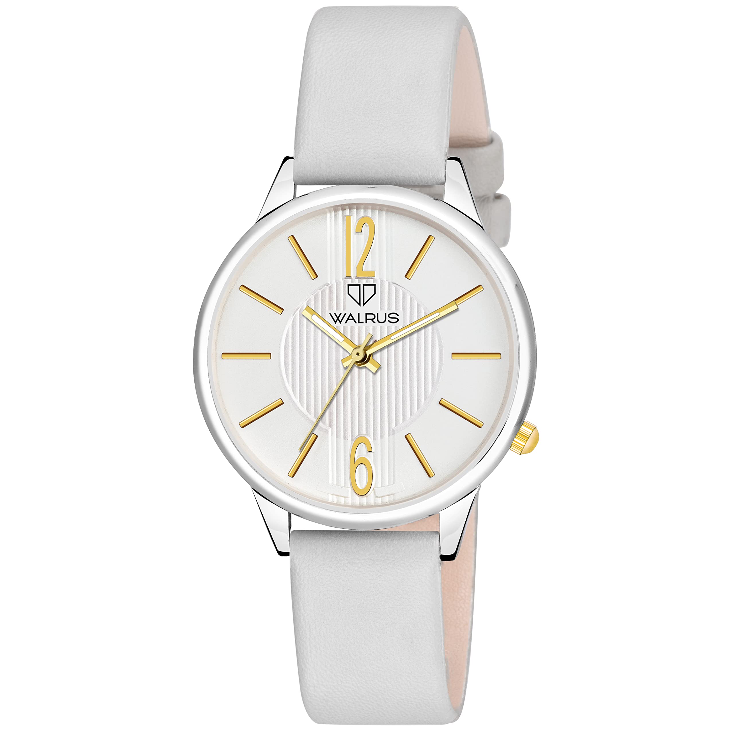 Walrus White Dial Analog Wrist Watch for Women - Silver Vegan Leather Strap - Elegant & Durable - 35mm Case Size- Professional & Casual Use- Womens Wrist Watch for Gift (B0B299Z9WL) Amazon Price History, Amazon Price Tracker
