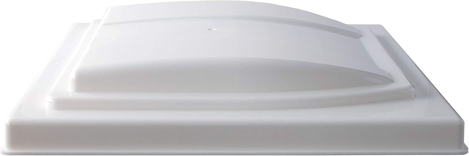 RV Designer V106, Vent Lid, Jensen Pin Hinge Prior to 1994, White, Standard