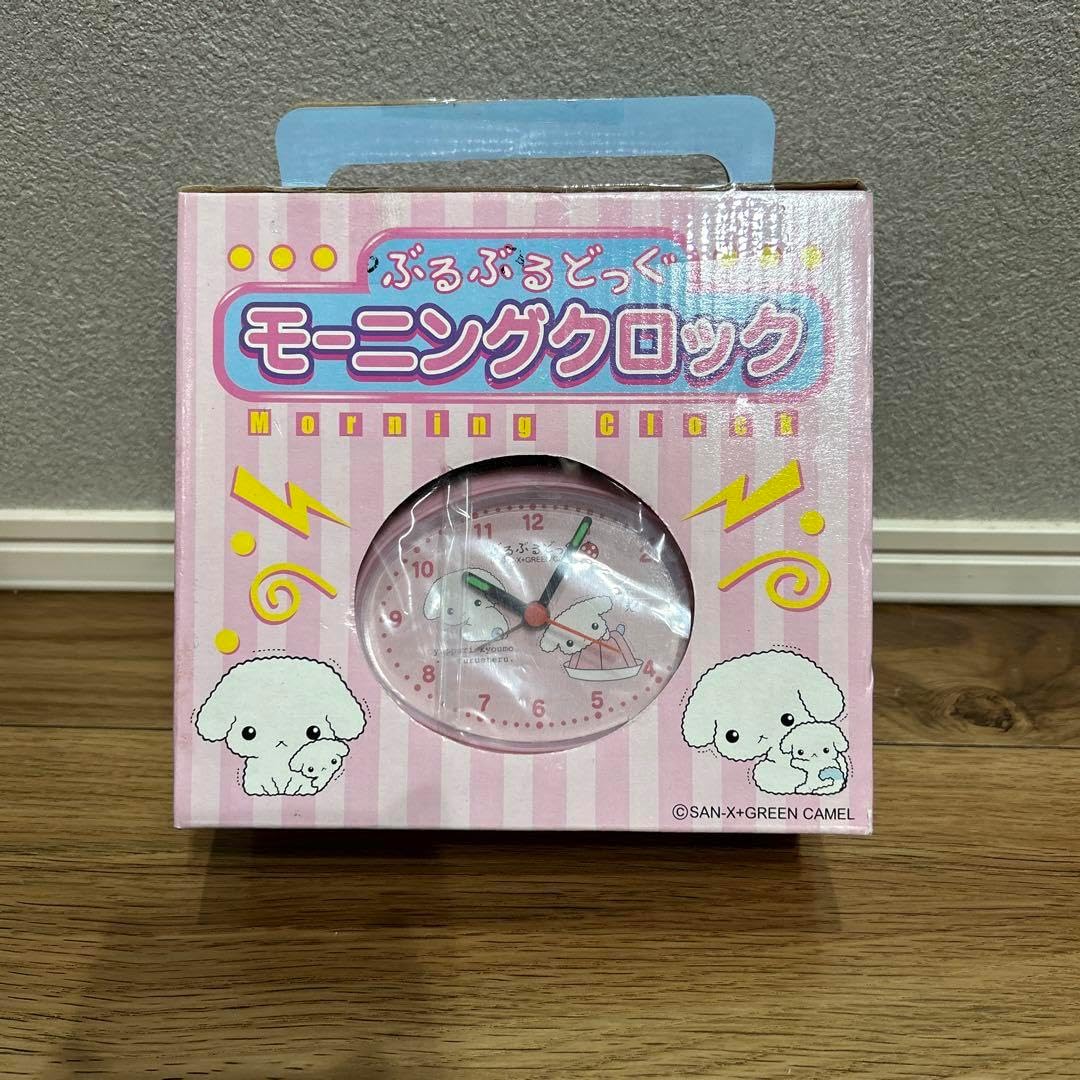 ぶるぶるどっぐ 時計 置き時計 モーニングクロック