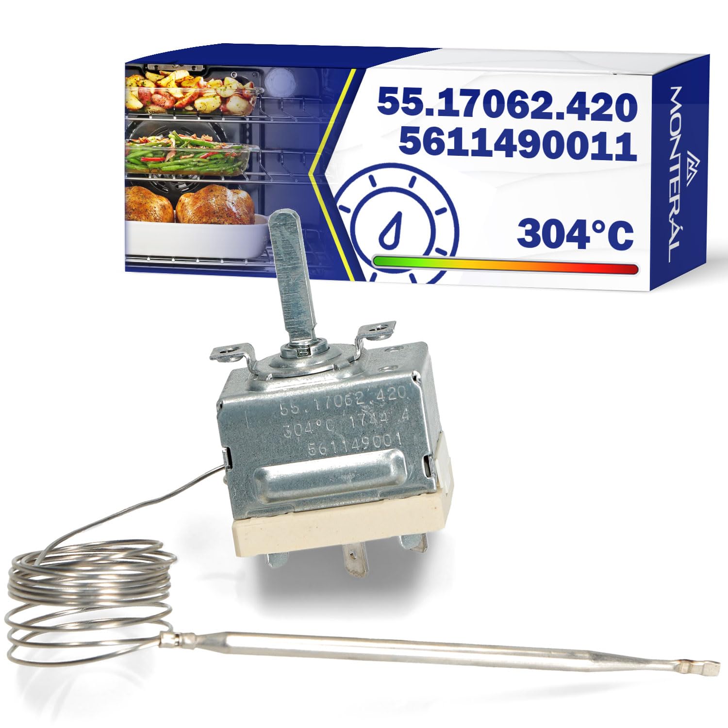 Termostato Forno Ilve 290&deg;c A/492/06 - 55.19059.810 EGO - Rossi Ricambi