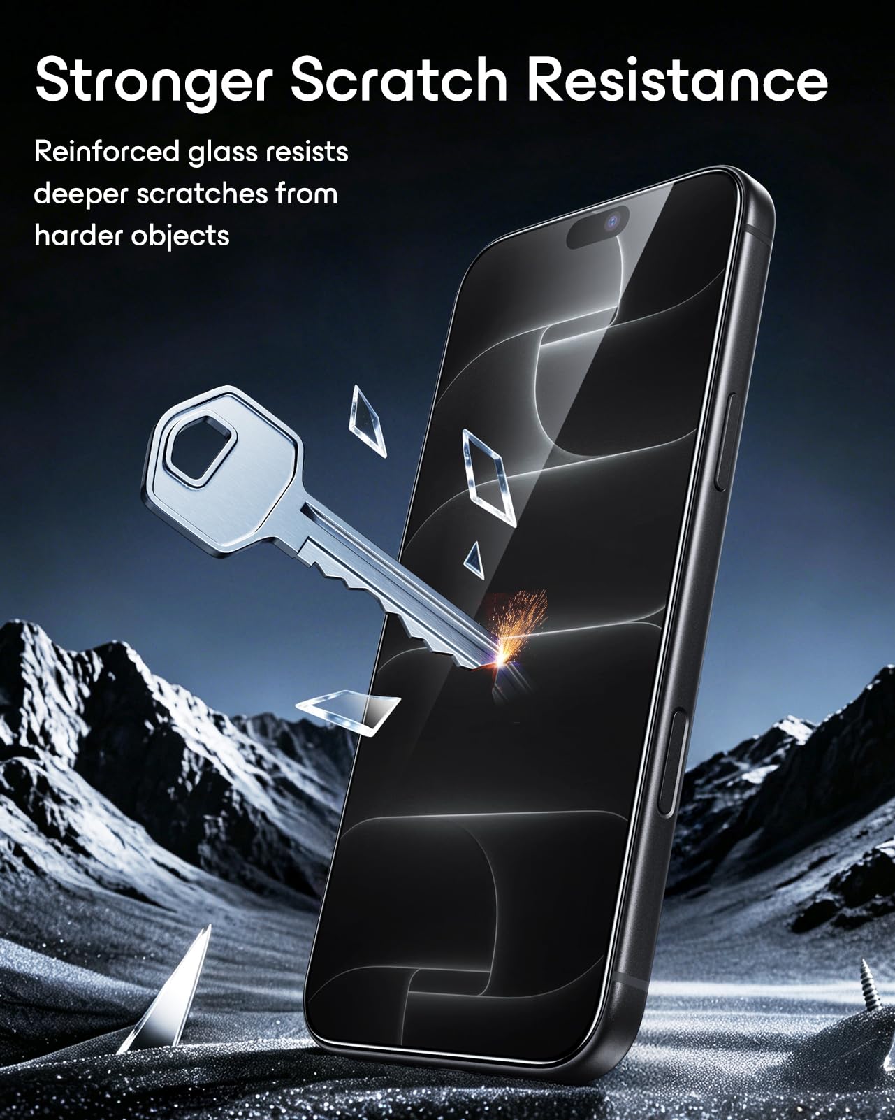 ESR Armorite Lot de 2 Verre Trempé pour iPhone 18 Pro Max/17 Pro Max;Protection Objectif Caméra pour iPhone 18 Pro Max, Lot de 1, Noir