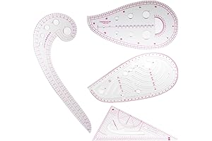 Pattern Sewing Rulers Set: Precision French Curve Ruler for Designers and Sewers by Sunenlyst