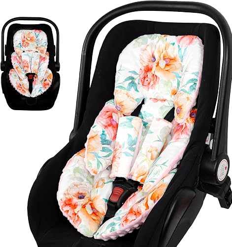 GFU Infant Stroller mat, Fits for Stroller, Swing, Flowers