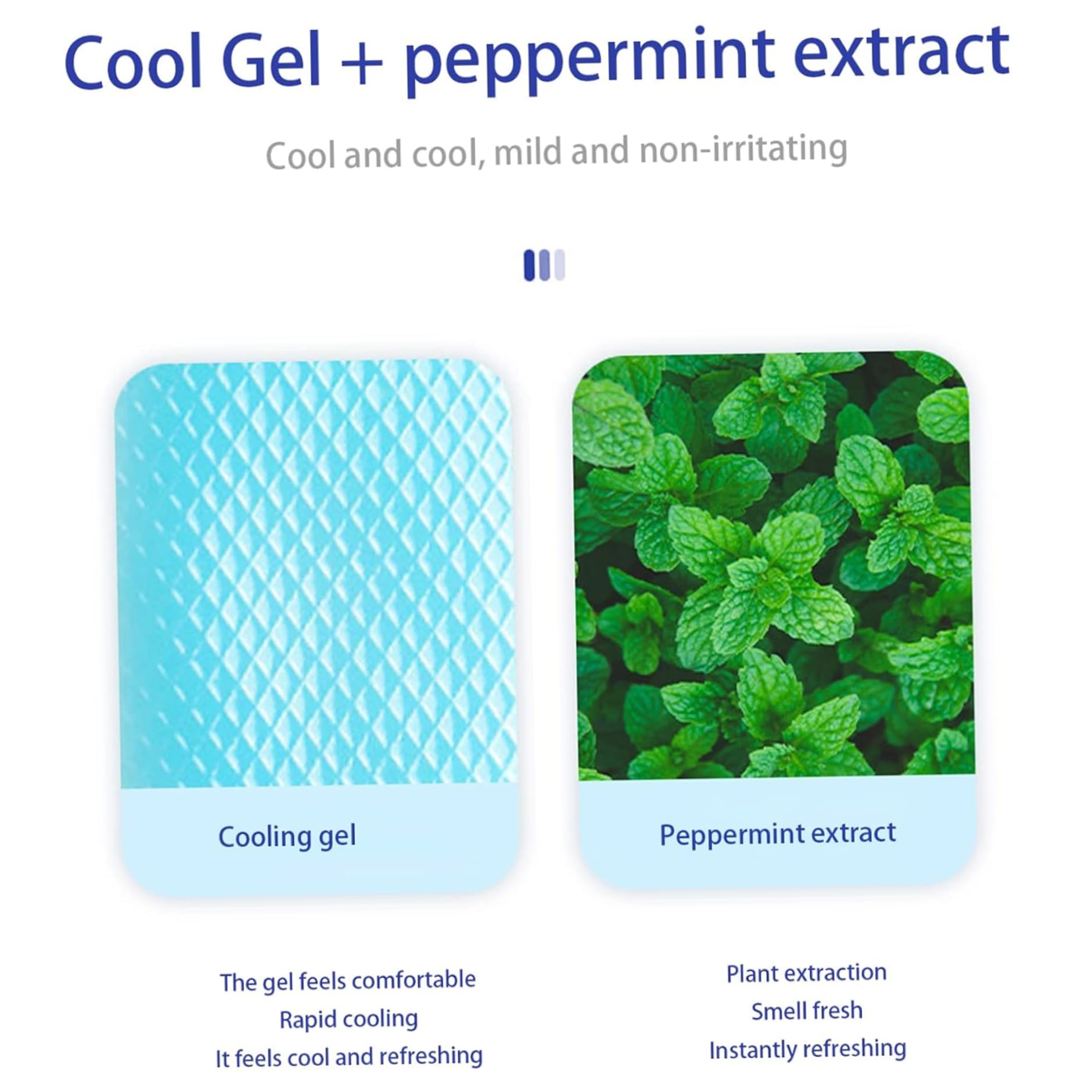 Cooling Patcher 100 piezas de parche de fiebre larga de enfriamiento instantáneo para niños Paquete de hielo de gel listo para usar para dolor de cabeza, fiebre, alivio del dolor, migraña, d