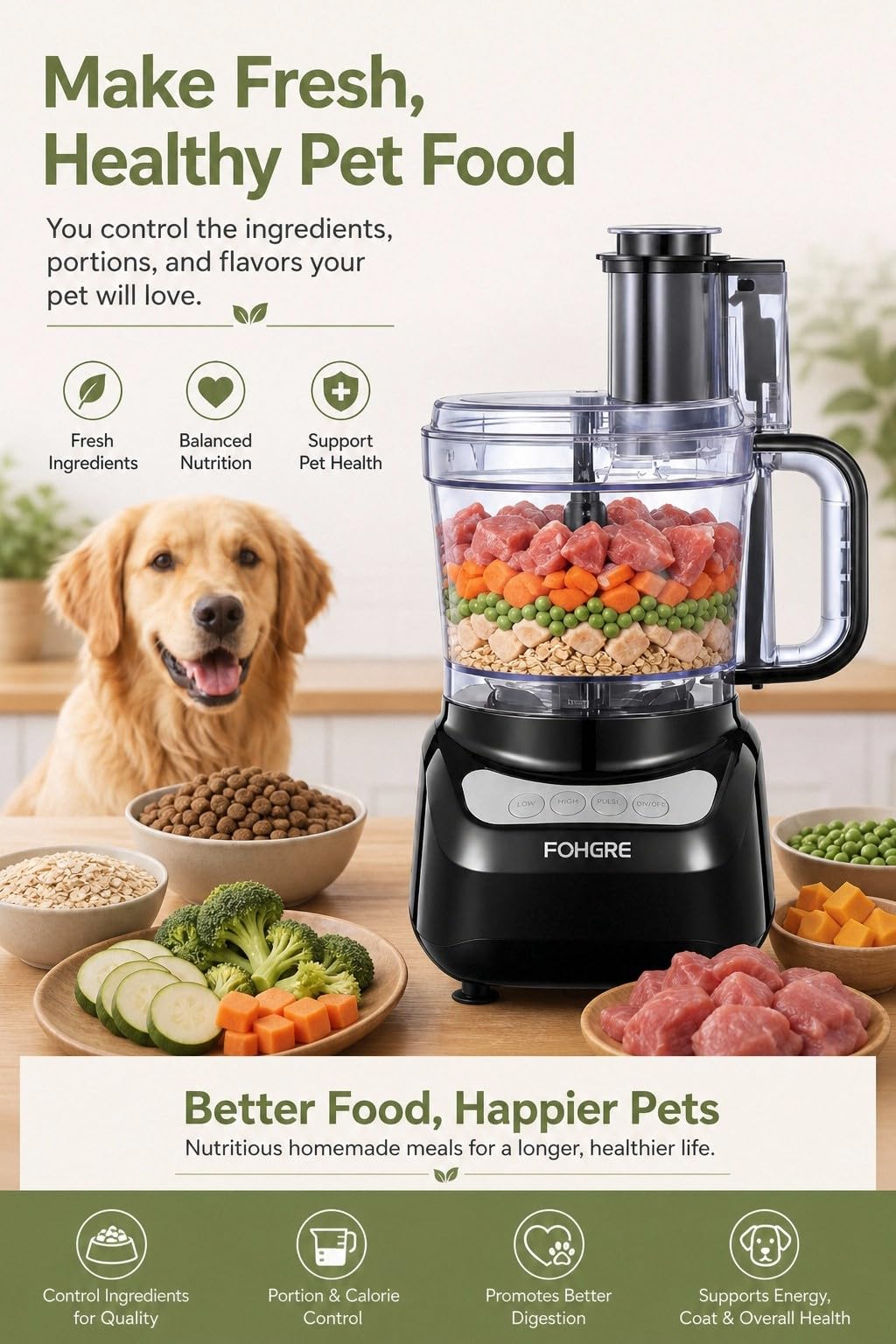 Food Processor 2,3 l, robot kuchenny, zjeżdżalnia 2 w 1