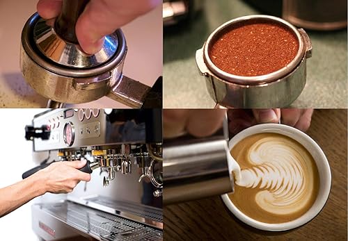 Miniatura 10 de Joytata - Jarra de espuma de leche de acero inoxidable de 20 onzas, perfecta para arte con latte, cafetera de espresso, cafetera de acero inoxidable