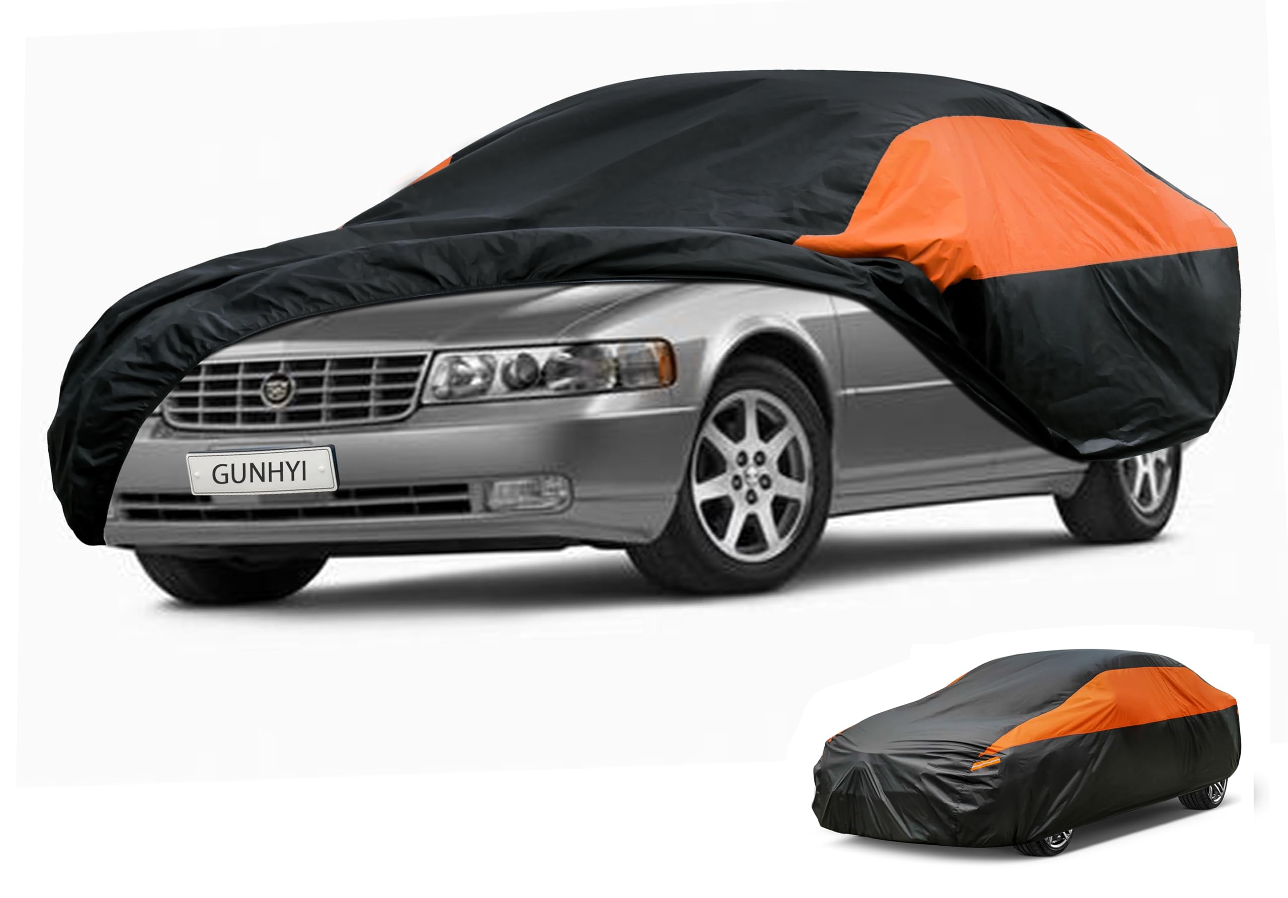 GUNHYI Waterproof Sedan Full Car Cover Custom Fit Cadillac Seville