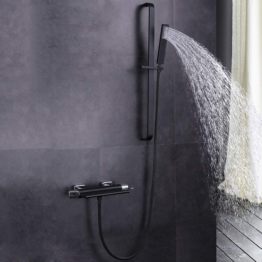 Robinets de douche cascade en laiton pour salle de bain zen