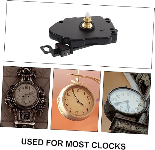 Miniatura 3 de Mikikit Reloj de pared silencioso, 2 juegos de péndulo operado, accesorios de silencio, kit de reloj, mecanismos de repuesto, mecanismo de repuesto,