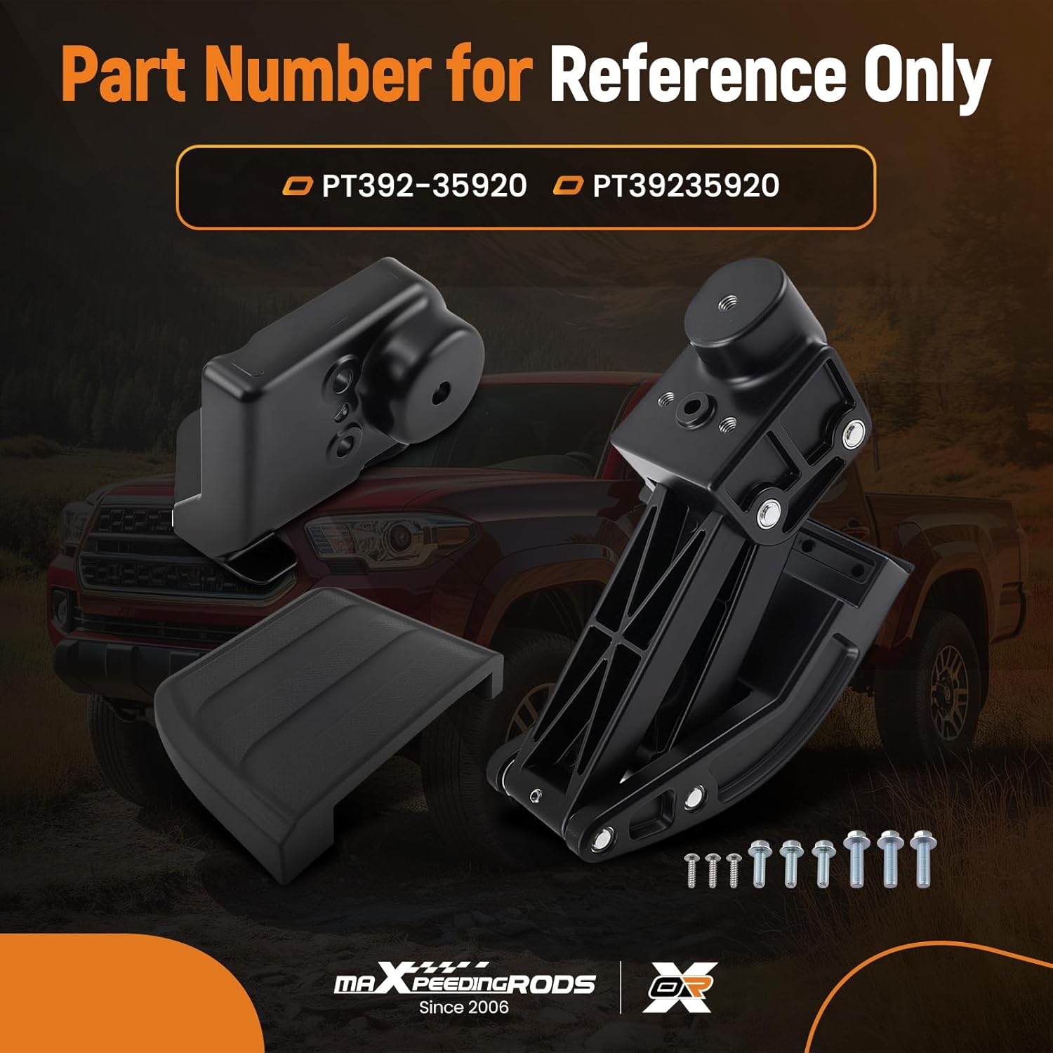 maXpeedingrods Rear Bed Step Retractable Bumper Truck Tailgate Step Compatible with Toyota Tacoma 2.4L 2024 2025, Folding Truck Tailgate Step Replace PT392-35920