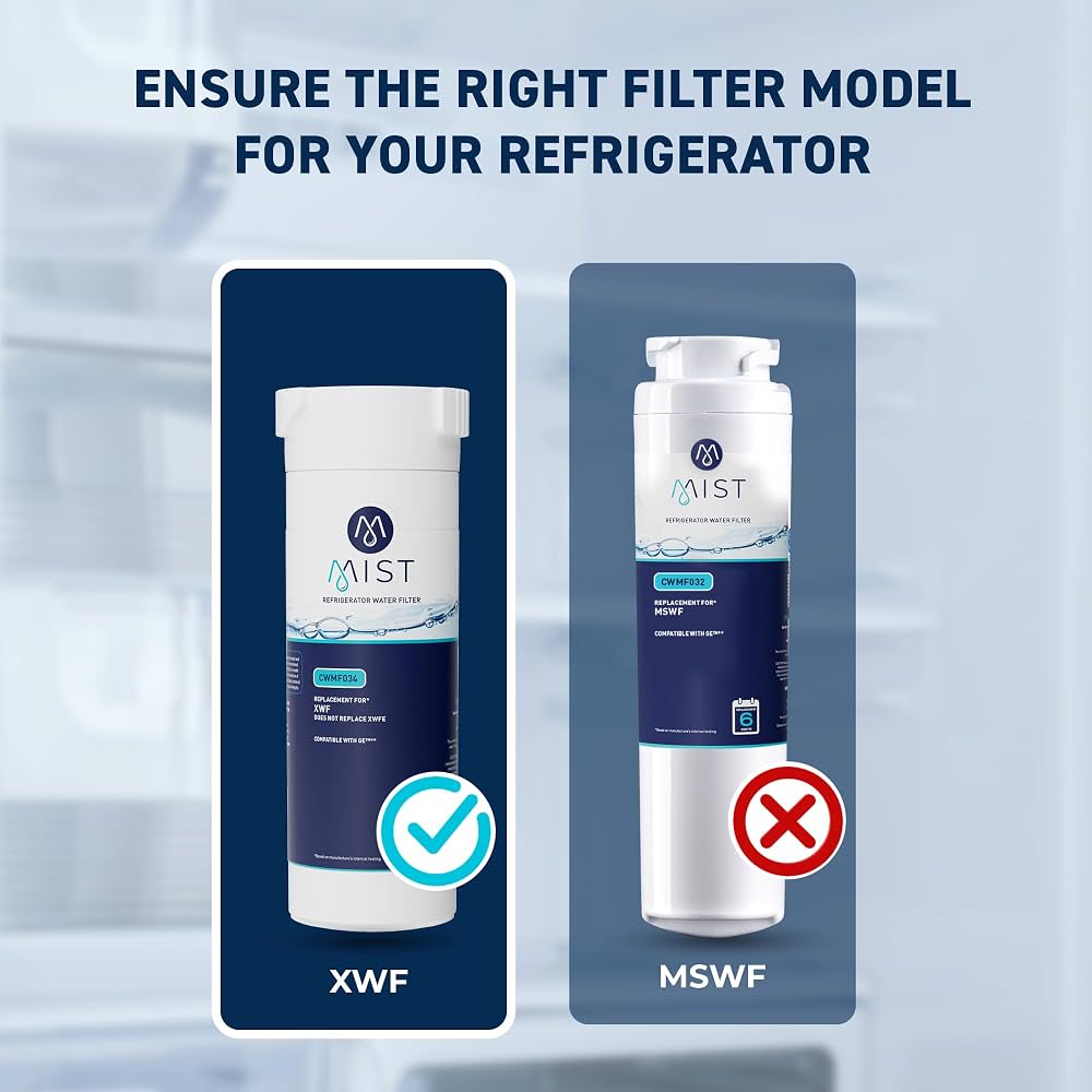 Amazon.com: Mist XWF Refrigerator Water Filter Replacement for GE