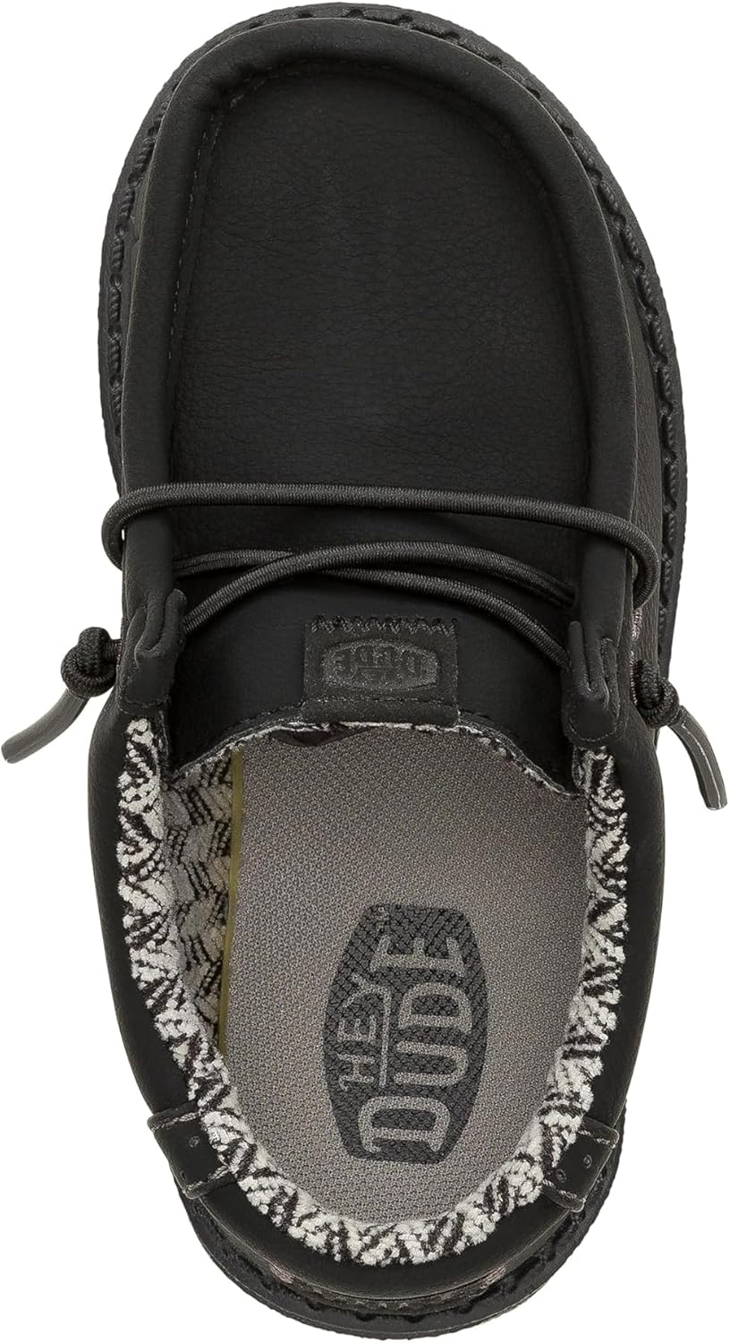 HEYDUDE Kids' Wally Classic (Toddler/Little/Big Kid) Loafer