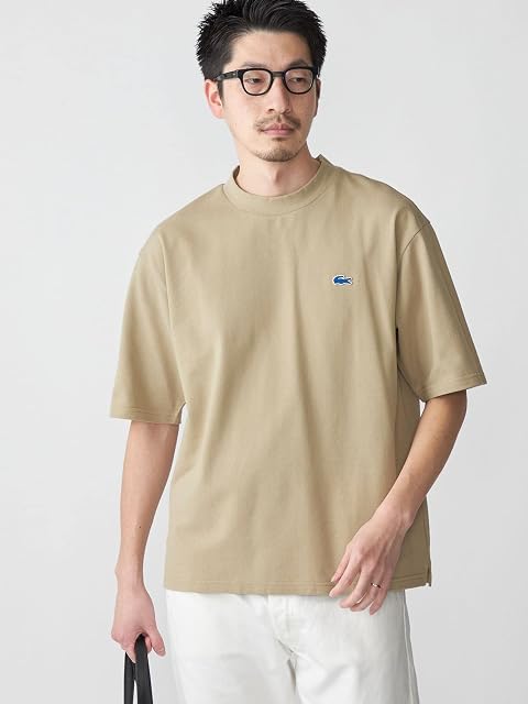 Mock Neck Tee 112-11-5510 112115510: Beige