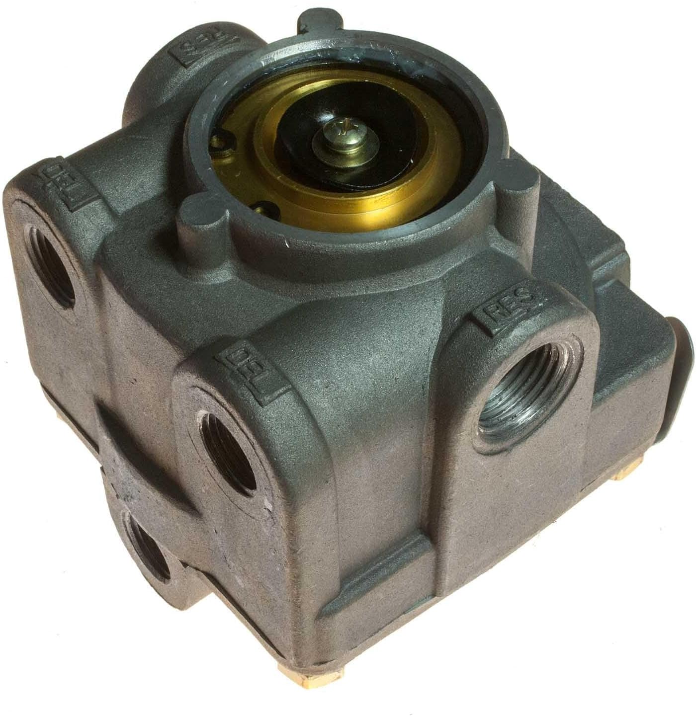 World American WAKN28060 Air Brake Relay Valve 4.6 PSI 2S/2D - Replaces Haldex KN28060, Bendix 229467, Meritor RKN28060, Navistar ZZKN28060, Newstar S4898, Torque TRKN28060, Torque TRKN28060, Velvac