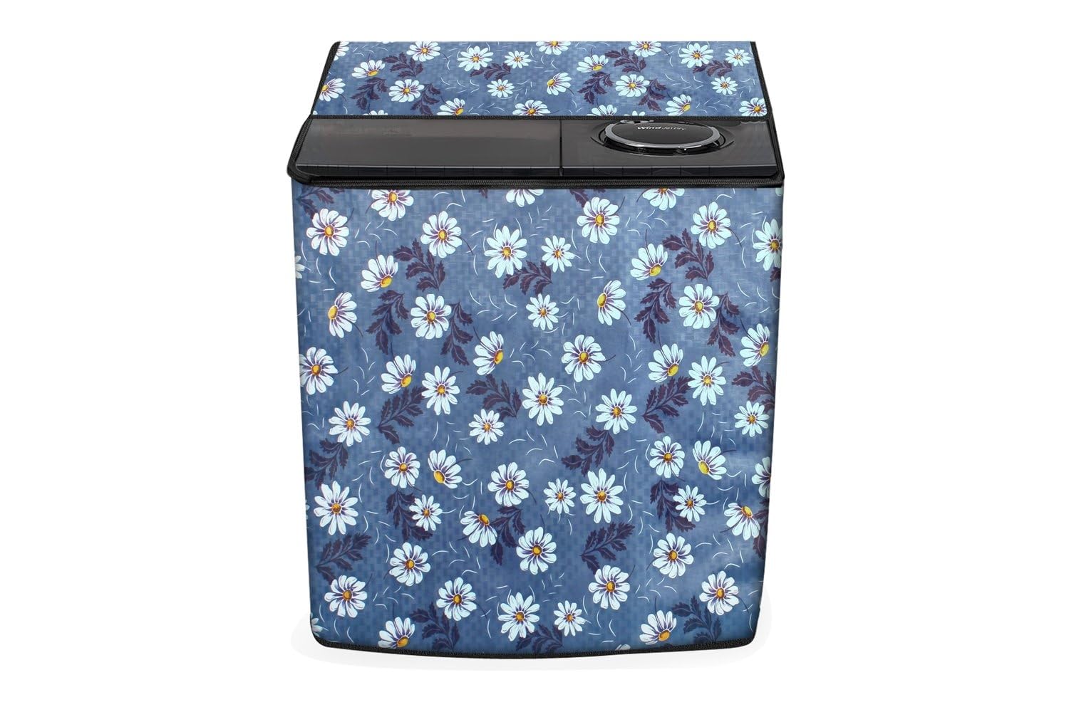 Stylista Washing Machine Cover Compatible for Godrej WS Edge Pro 800 PS 8 kg semi Automatic Printed Pattern-picture-18