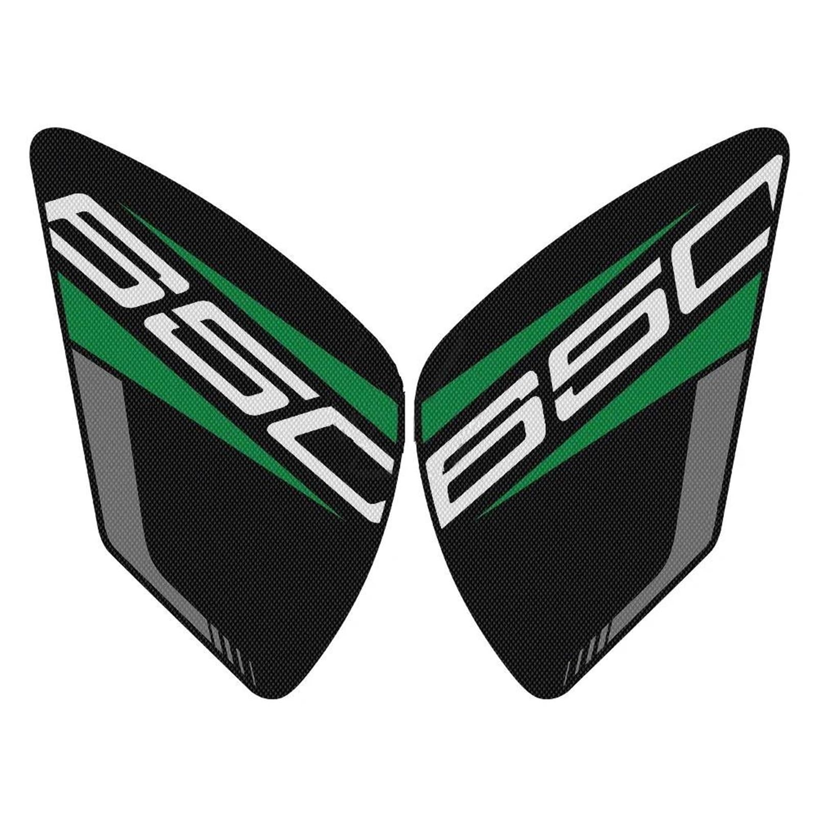 Ysdsls Color2 Motorcycle Side Tank Pad Protection Knee Grip Anti-Slip Sticker For Kawasaki For Ninja 650 2017-2020(Color2)