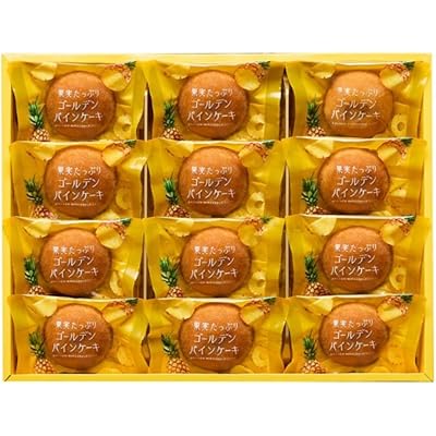 中島大祥堂 果実たっぷり ゴールデンパインケーキ 1箱(12個)