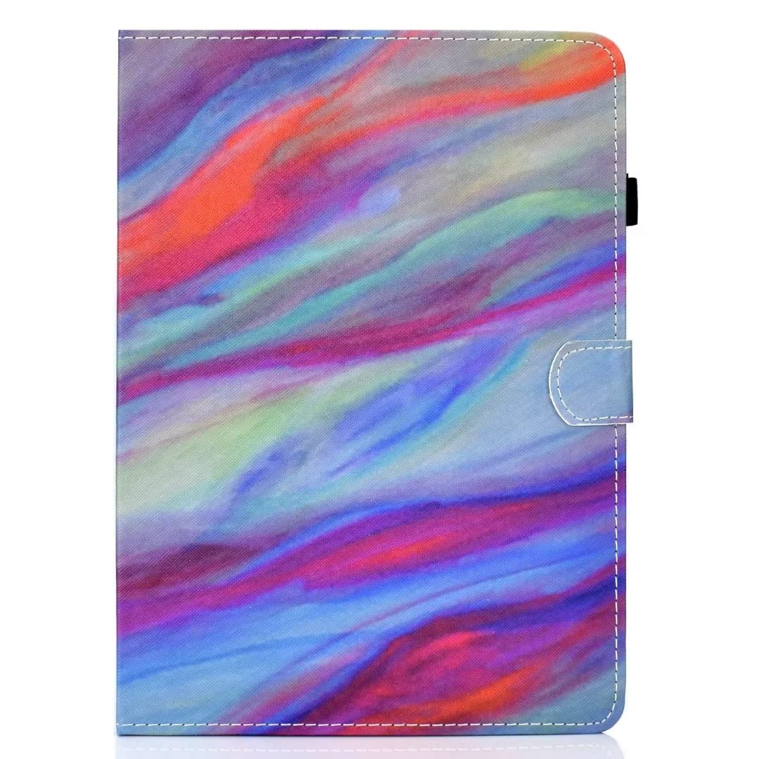 Étui portefeuille magnétique compatible avec tablette PC Kindle Paperwhite 4/3/2/1 avec support à rabat DDCH4 (4)