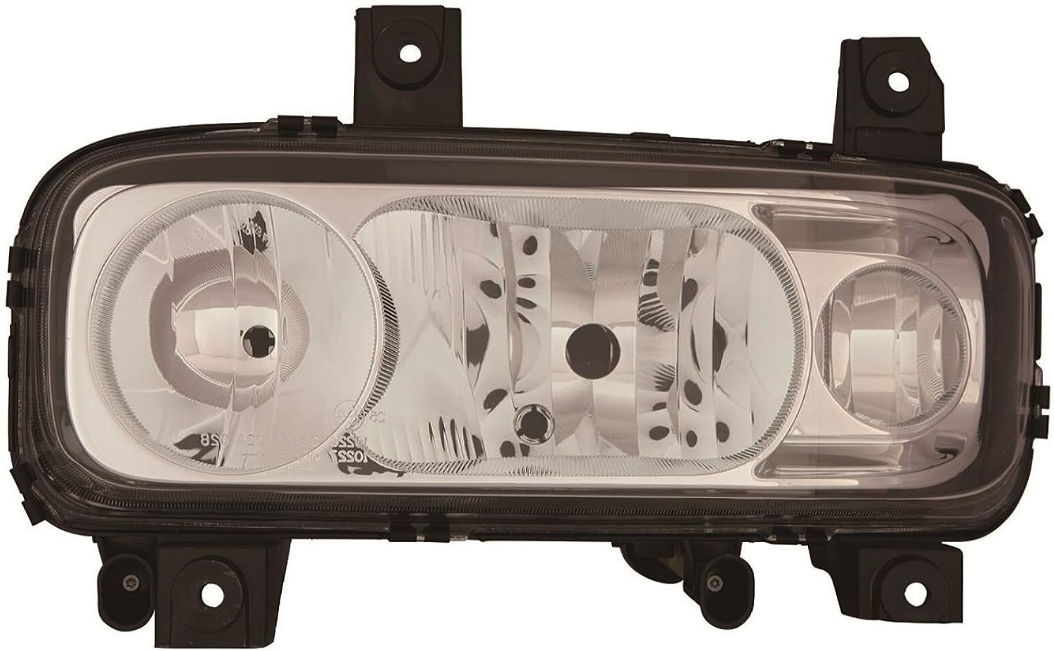 2004- dr172439 Lighthouse Electric Front, Without Motor for H7/H1 Bulbs Side Guide