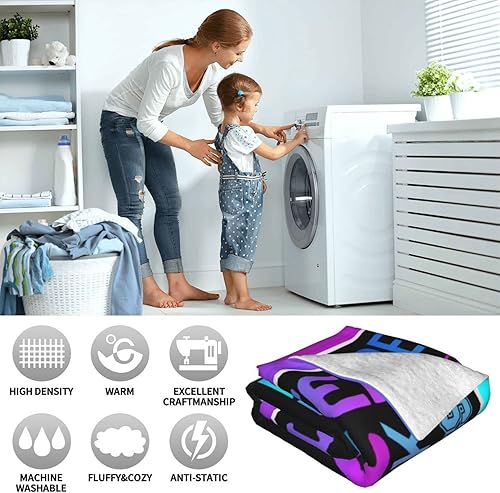 Miniatura 7 de Manta de regalo de porristas, regalos de animadoras para niñas, niños, manta de porristas para cumpleaños, Navidad, regalos de animadora para