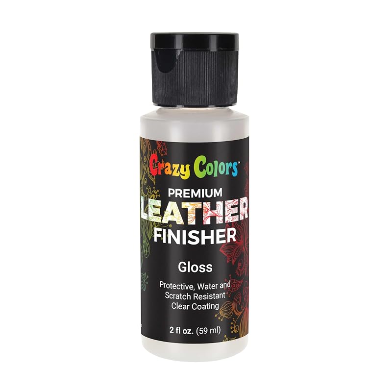Crazy Colors Finalizador Acrílico Brilhante Transparente para Couro e Calçados 60 mL