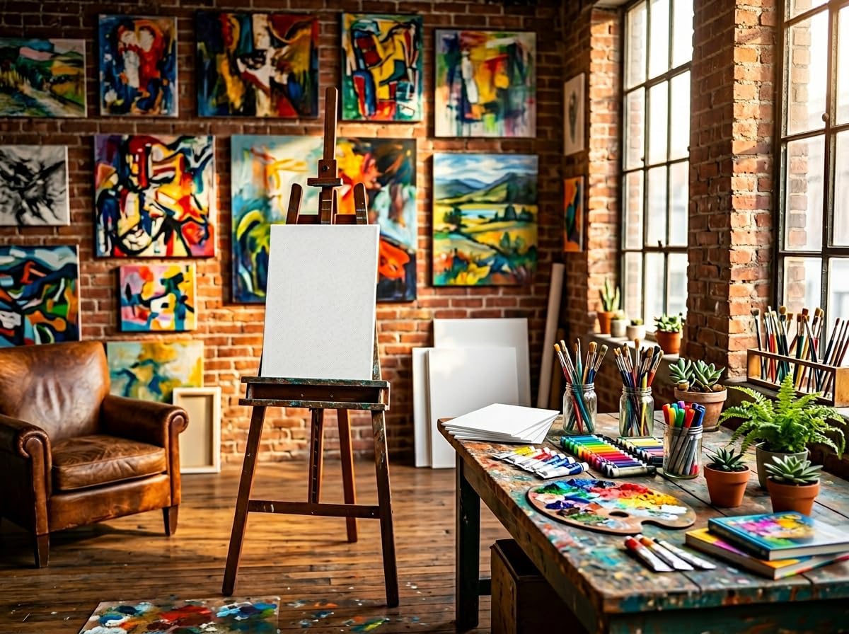 Crescent Creative Professional Grade Art and Presentation Boards, Canvas Textured, Acid-Free, Rigid, 40 Sheets, 9" x 12"