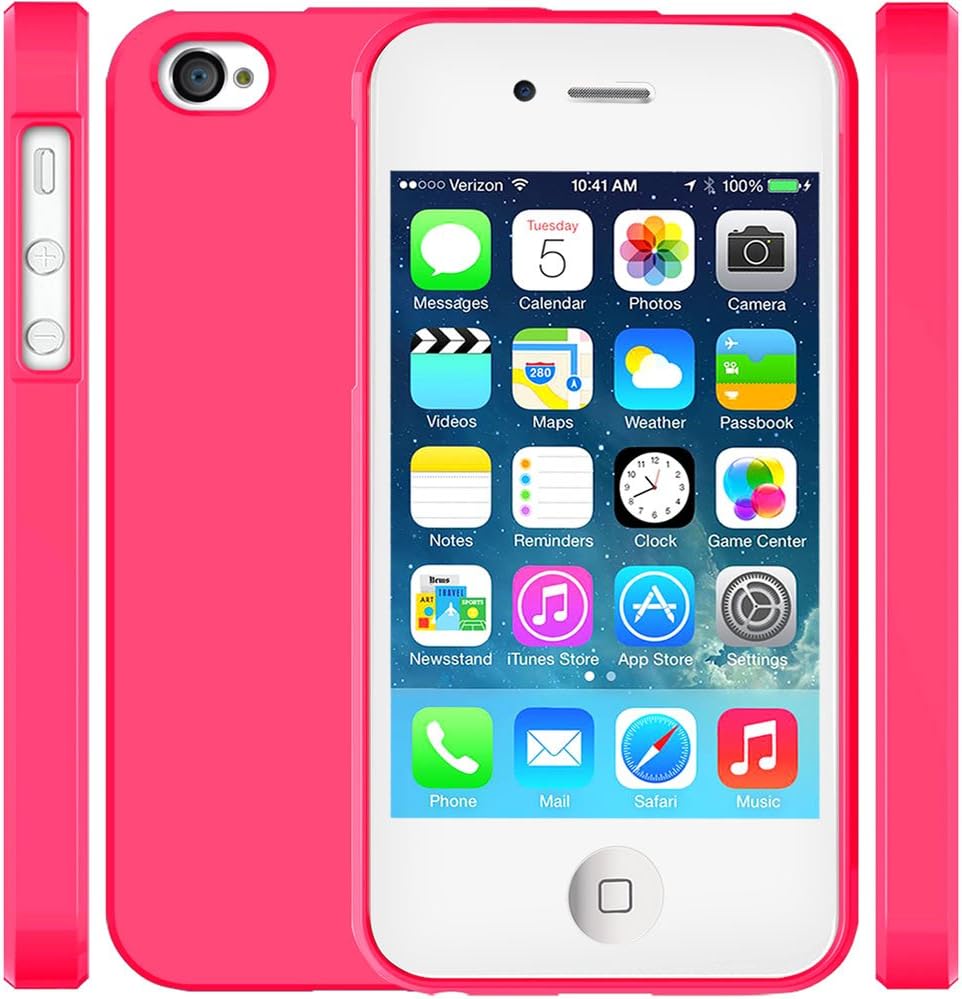 Caseology Daybreak for iPhone 4S Case (2011) - Shock Absorbent - Hot Pink