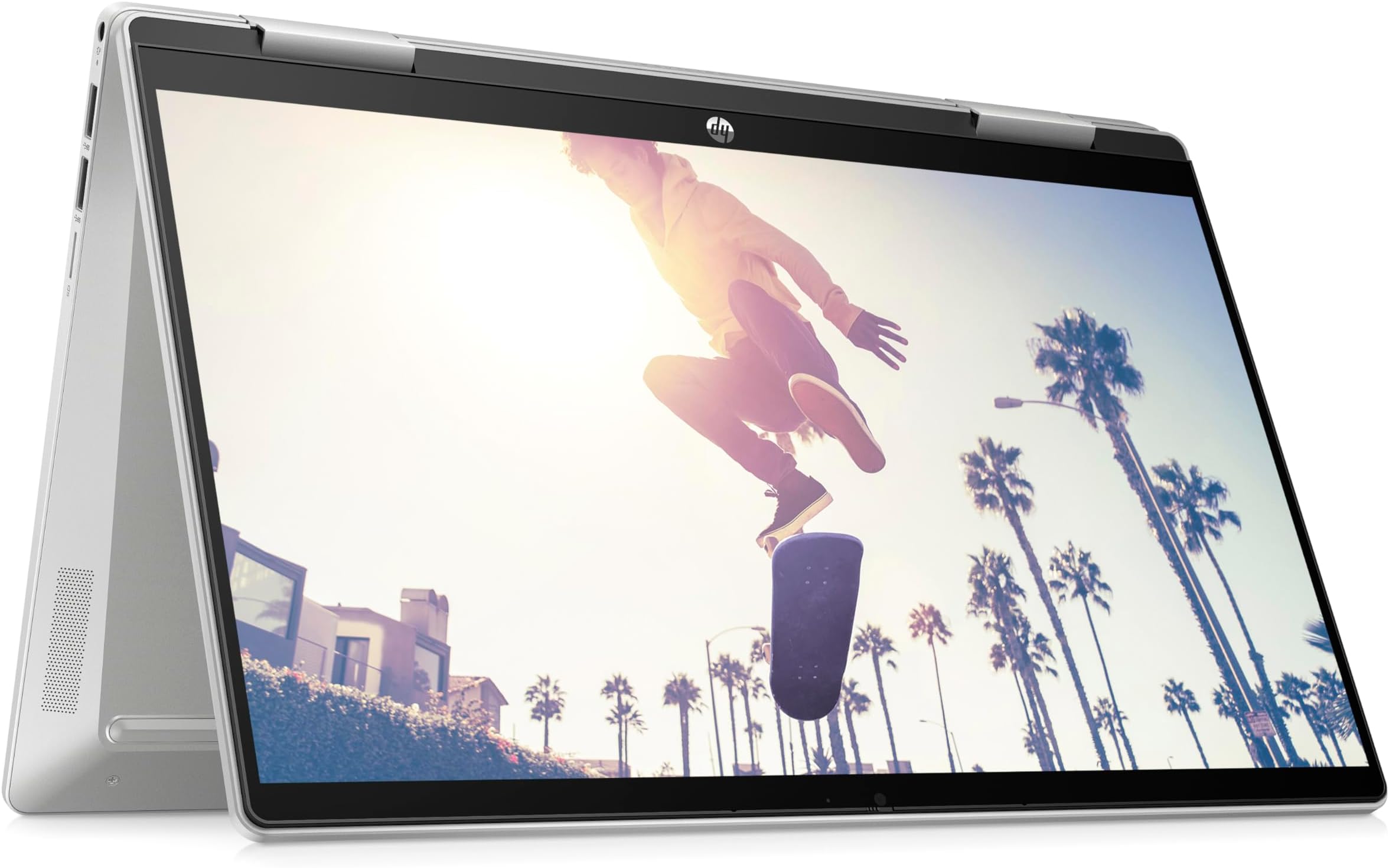 HP Pavilion x360 2 in 1 Laptop 14-ek1012ne, 14" FHD touch screen, 13th Gen Intel® Core™ i5, 8GB RAM, 512GB SSD, Intel® Iris® Xᵉ Graphics, Windows 11 Home, En -Ar KB, Natural silver - [8B2E7EA]