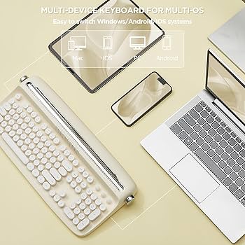 Amazon | YUNZII ACTTO B503 無線タイプライターキーボード