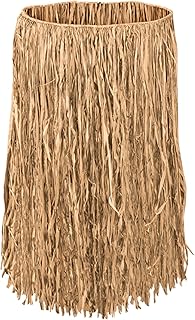 Beistle 50433-N Extra Large Raffia Hula Skirt, 28", Natural