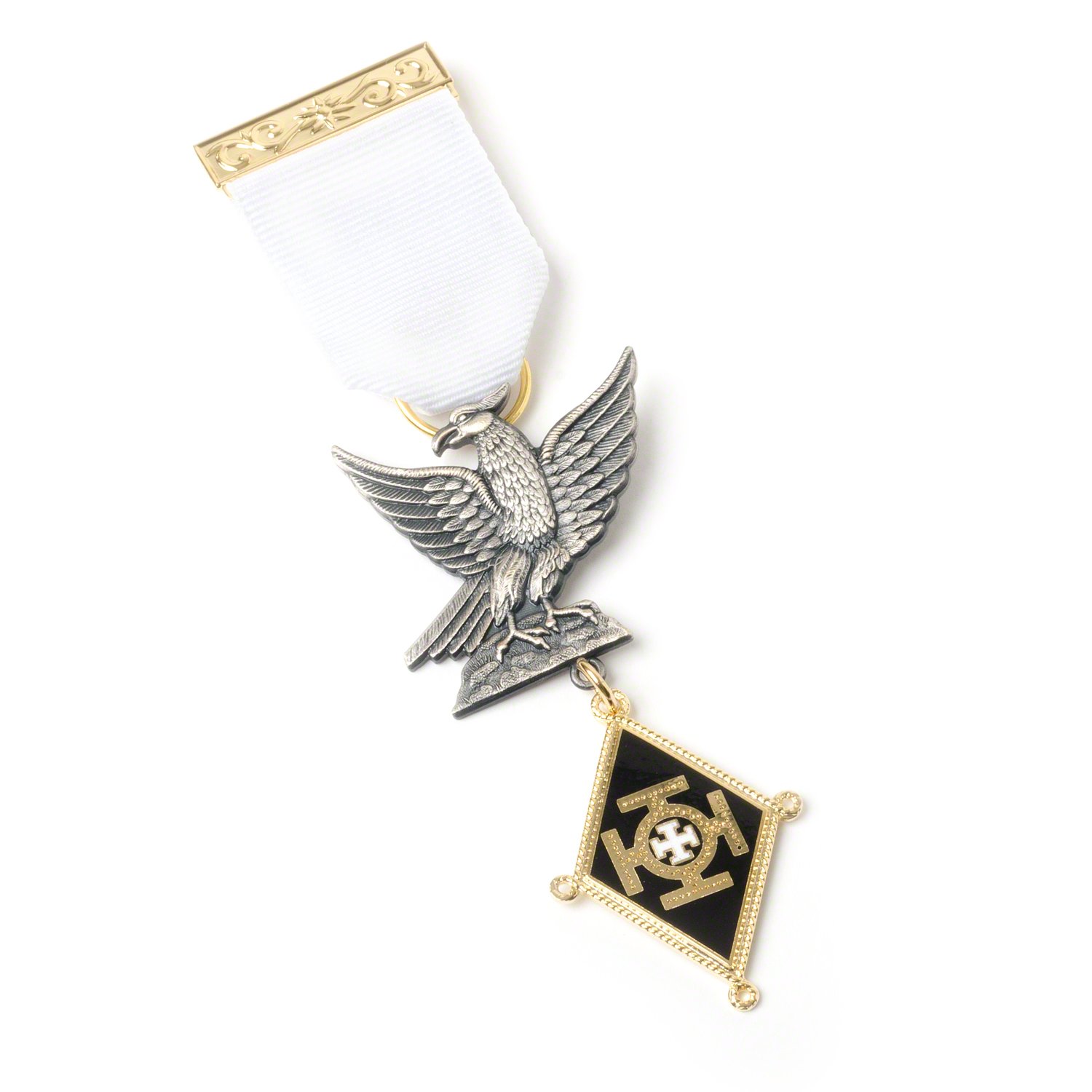 THE MASONIC COLLECTIONRed Cross of Constantine - KHS Companions Breast Jewel - Fine Finishing - With StickPin Fitting - Freemason Gift for Men