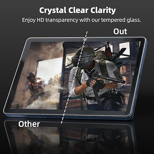 Miniatura 6 de 3 Pack Onn - Protector de pantalla para tablet de 10.1 pulgadas 2024, protector de pantalla de vidrio templado de 10.1" para tablet Onn de 10.1