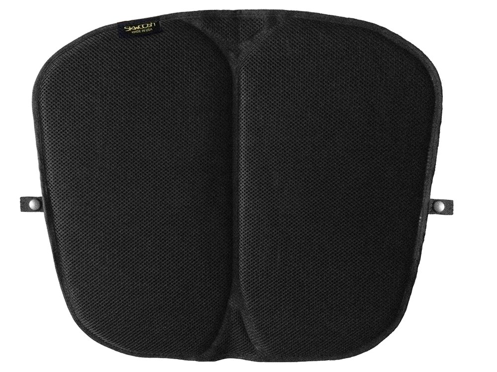 Skwoosh Big Ride Motorcycle Gel Cushion with cooling breathable mesh top fabric Made in USA