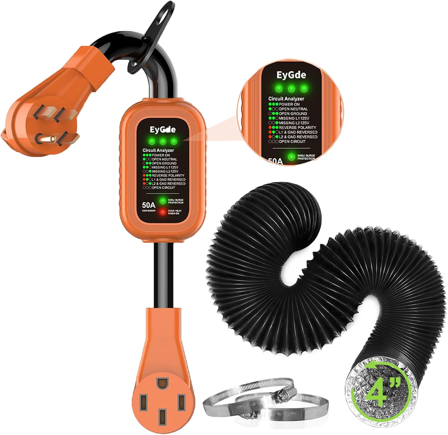 EyGde RV 50-Amp Surge Protector