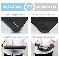 Smatree 15,6" Kemény Laptop Táska Dell Inspiron 15 és Lenovo Legion 5 Modellekhez - Fekete Védőtok Vékony Kialakítással 4