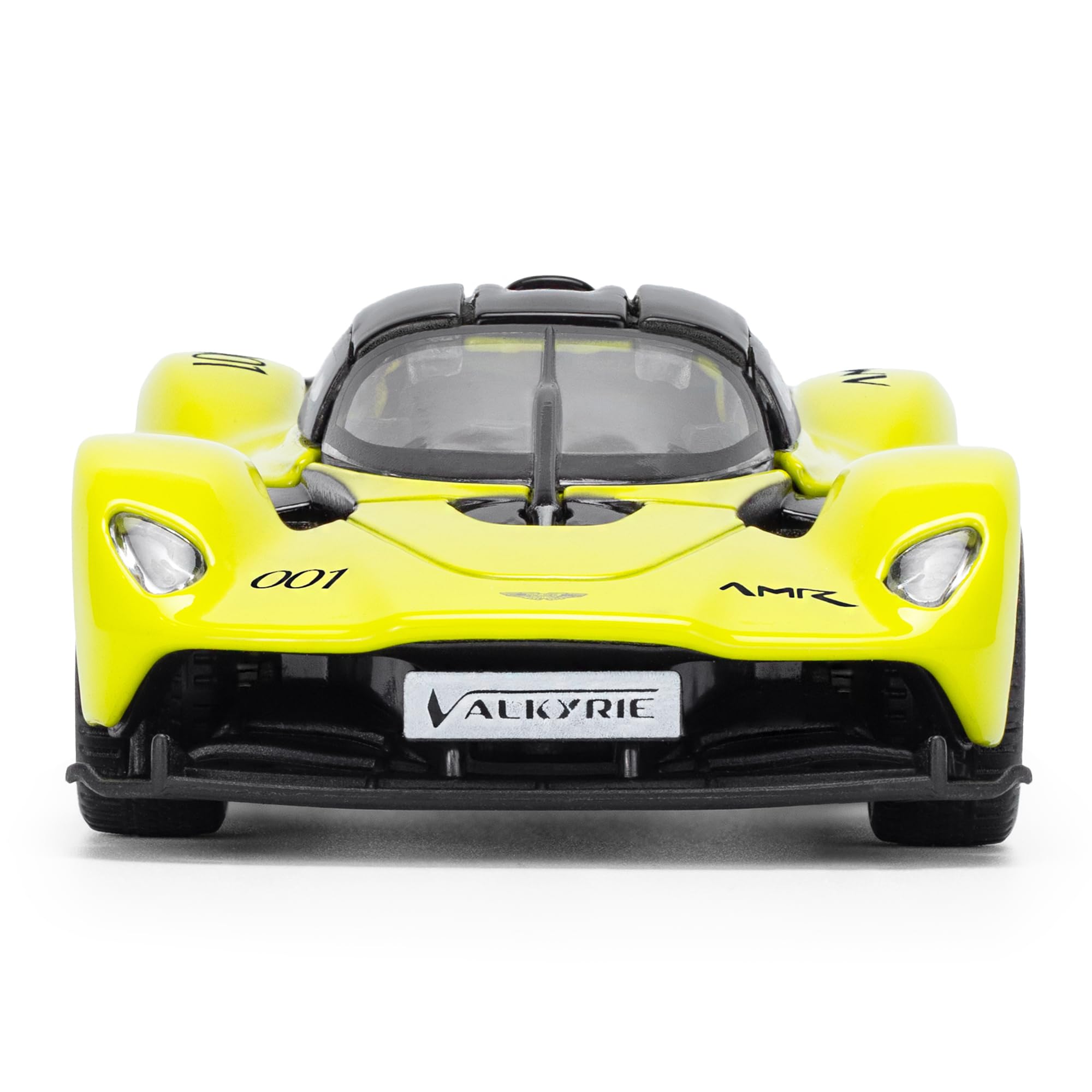Aston Martin Valkyrie AMR Pro 1:43 Scale Die-Cast Model Car - Lime Green, 94.5 cubic centimeters - Image 4