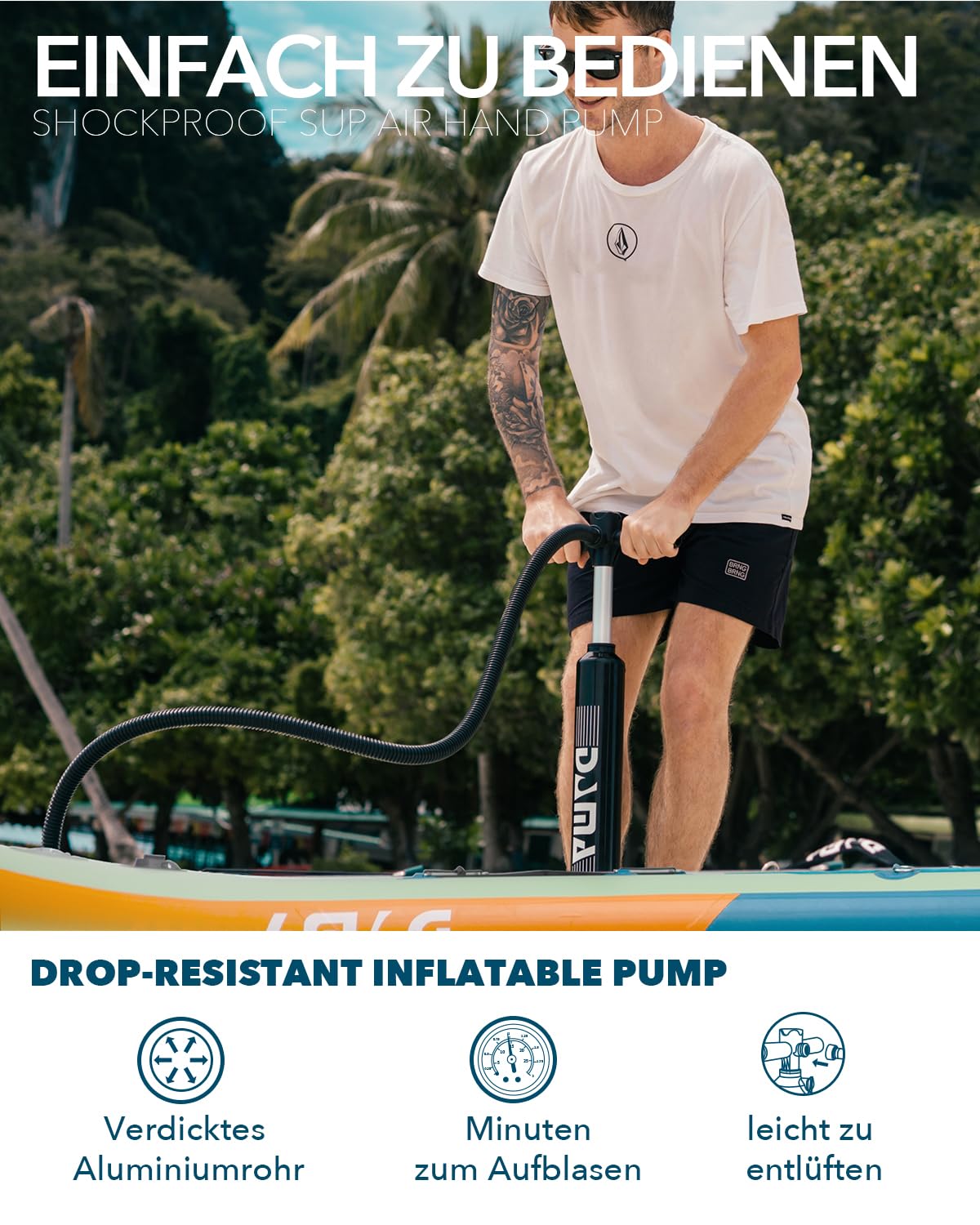 DAMA Stand Up PaddleBoarding Yoga PaddleBoard, nadmuchiwane deski do wiosłowania dla dorosłych, nadmuchiwane deski do wiosłowania dla dorosłych, SUP SUP z siedzeniem kamery, pływające wiosło kajakowe,