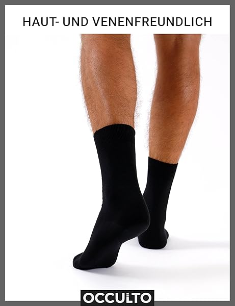 Occulto Herren 100% Baumwolle Socken 10-20er Pack (Modell: Ingo) - 3