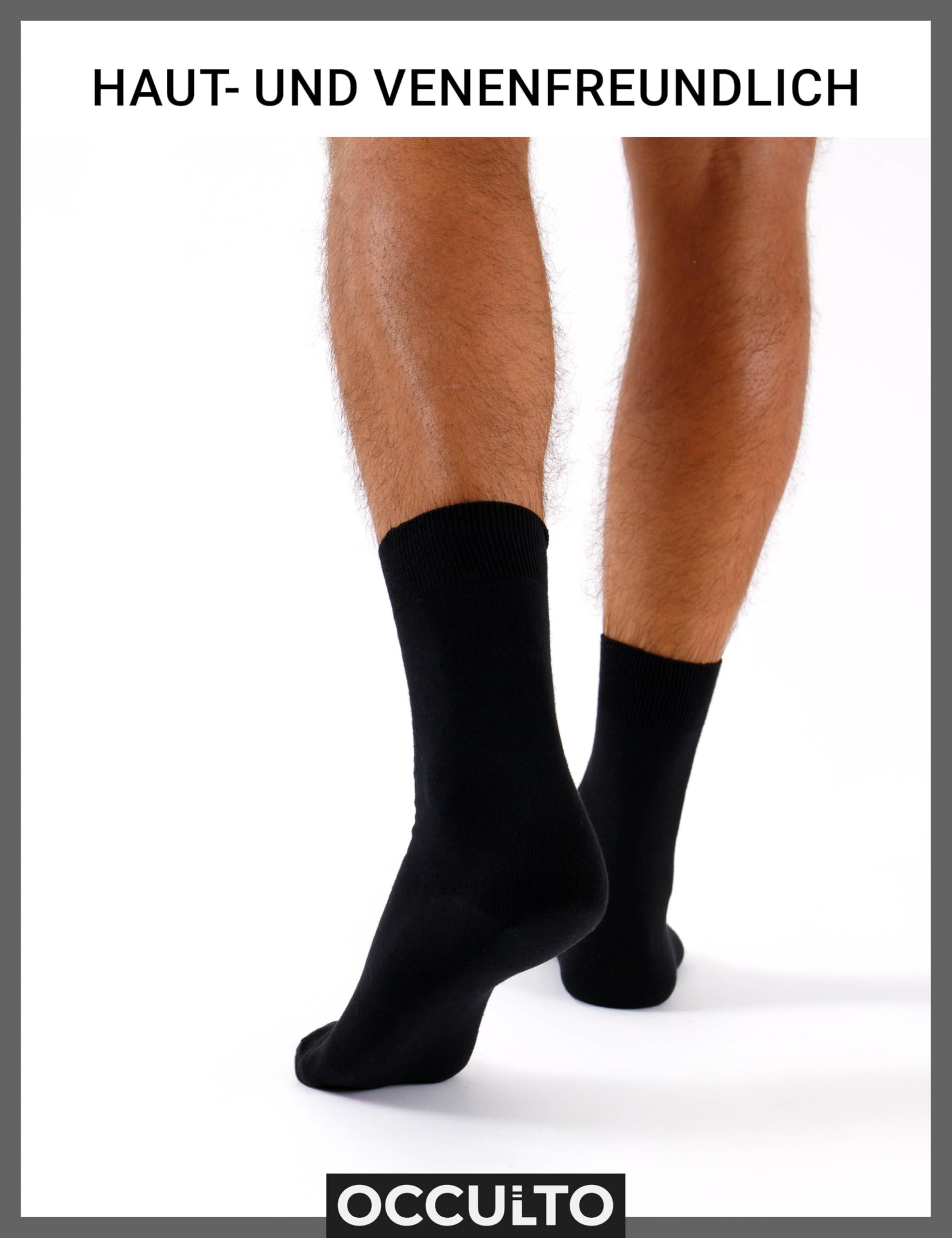 Occulto Herren 100% Baumwolle Socken 10-20er Pack (Modell: Ingo) - 4