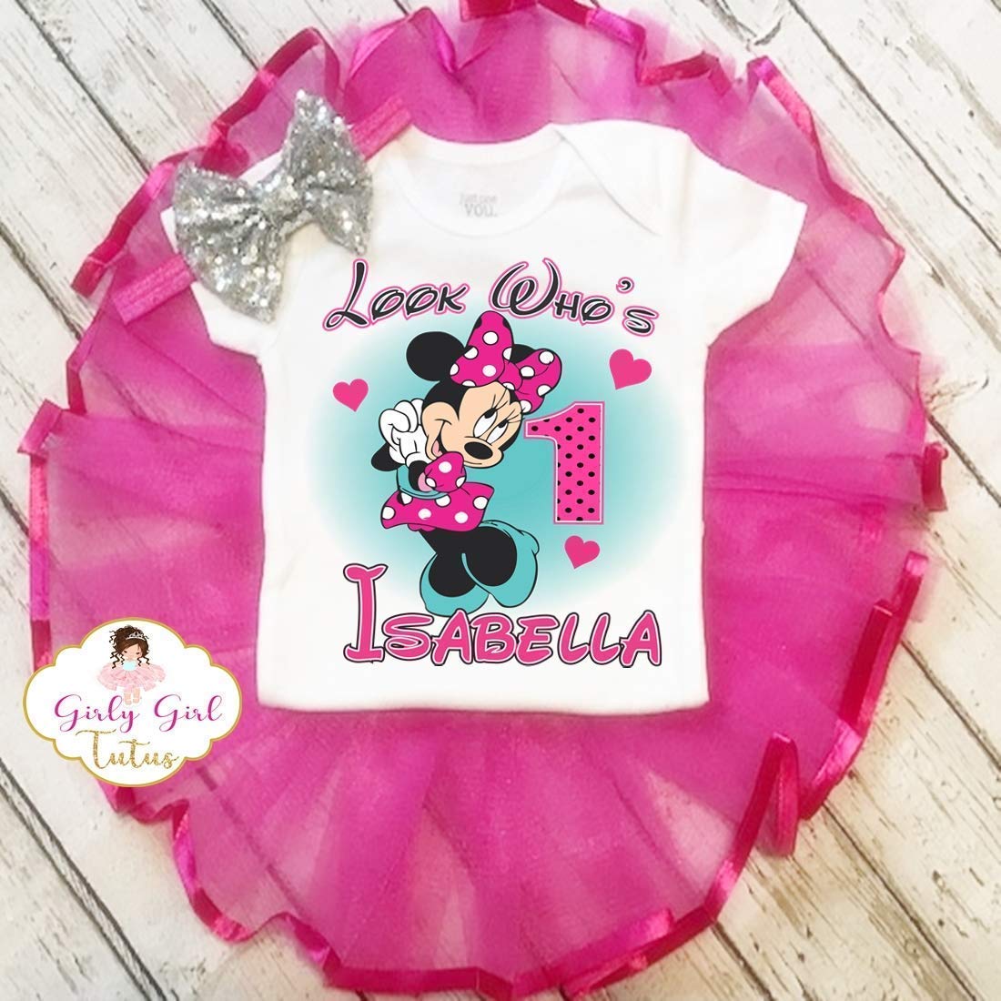 first birthday outfit girl minnie mouse
